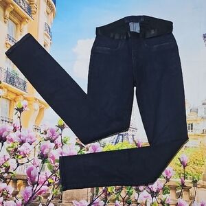 Helmut Lang Women's Midnight Blue Skinny Jeggings Size 24